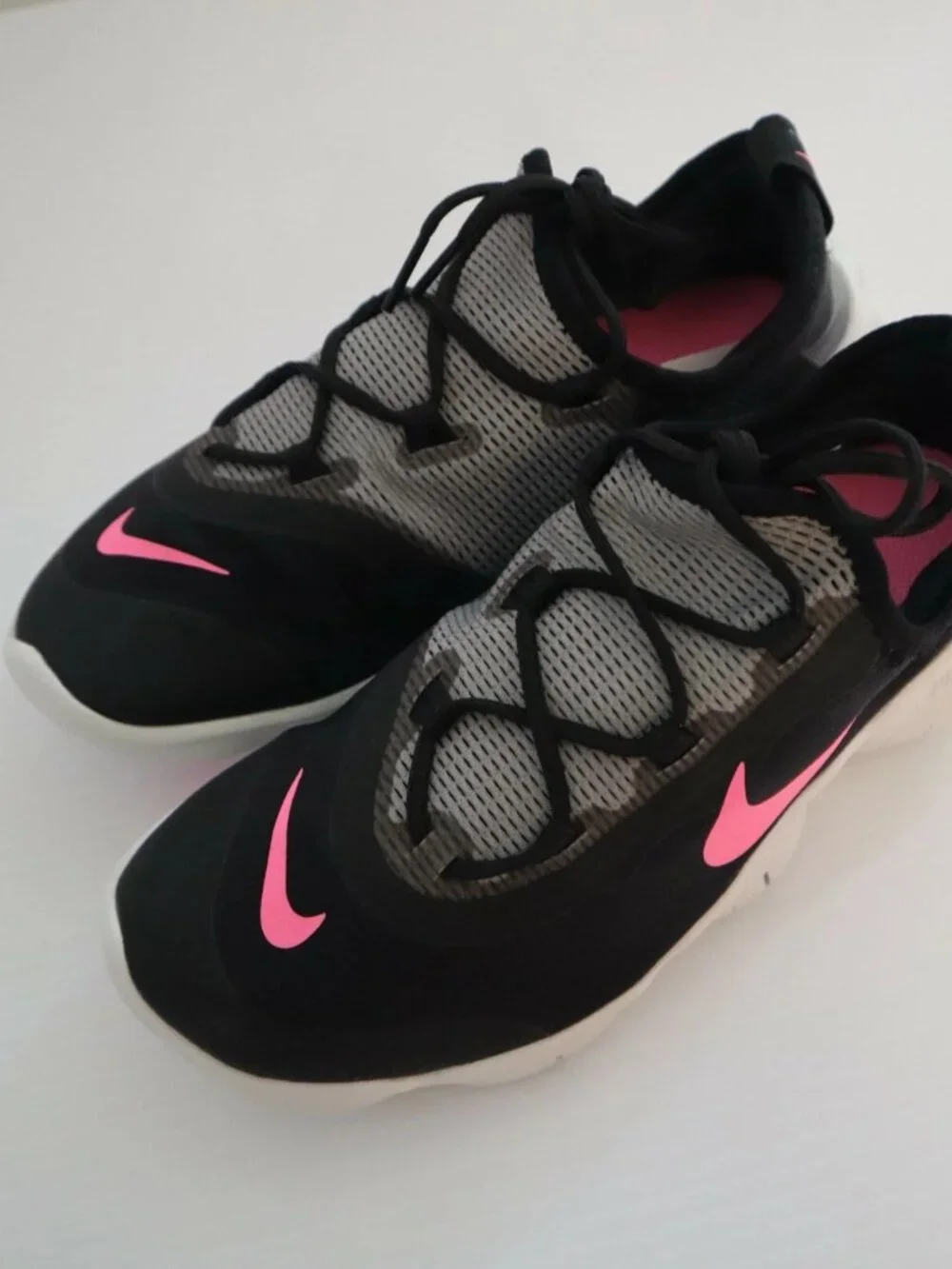 Nike Free RN 5.0 GS Women /Girls Running Shoes Size 5Y 6Y Black/Pink Cj2079-001